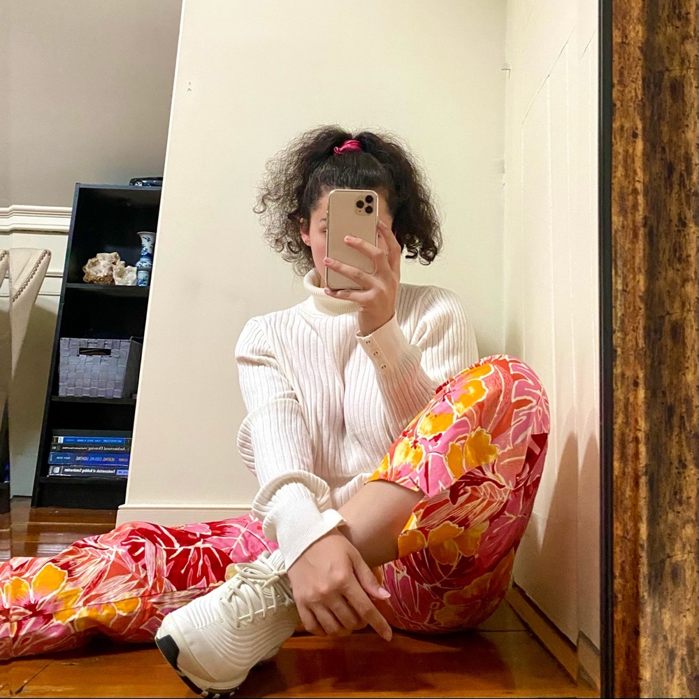 Hawaiian printed pants